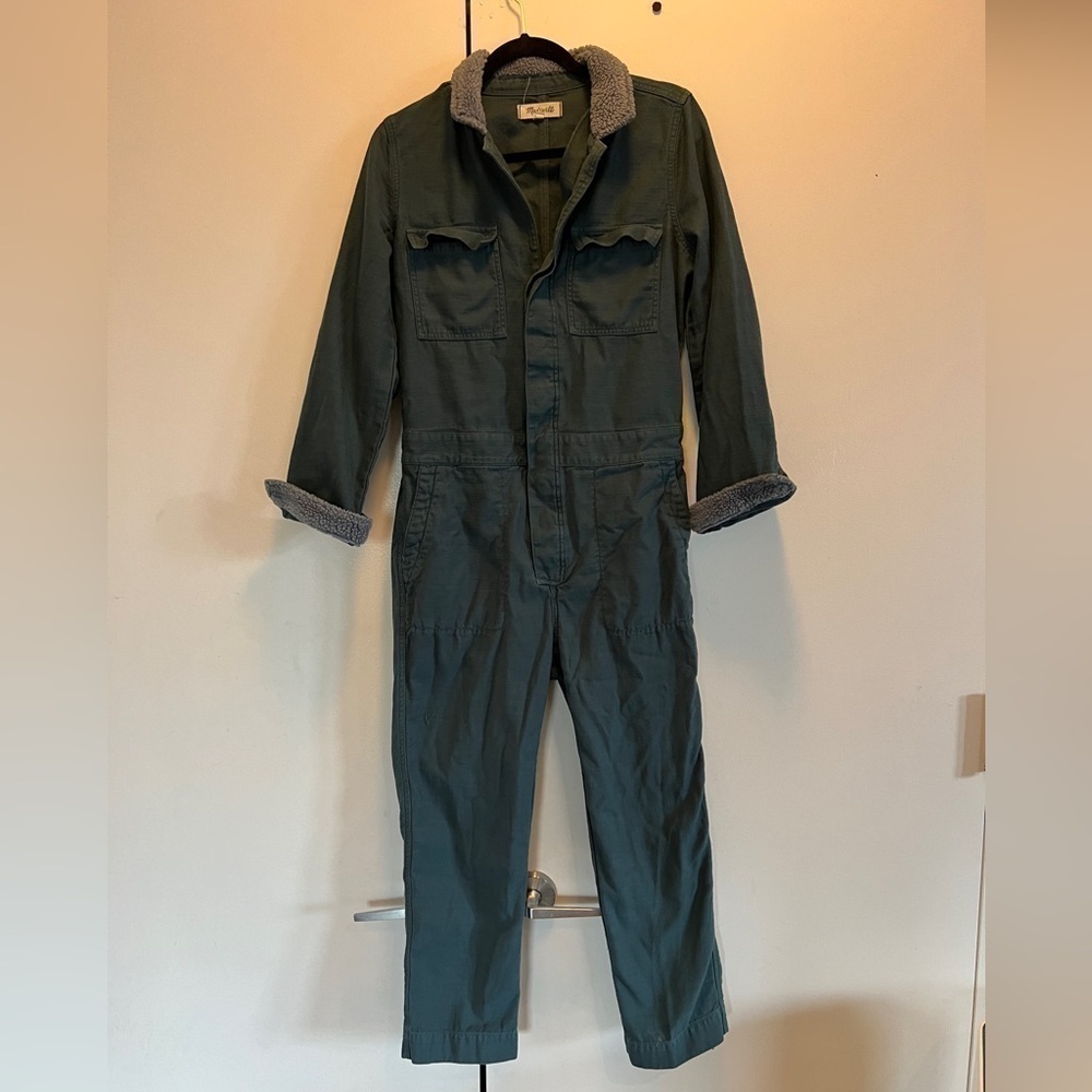 Madewell Sherpa Coverall Jumpsuit - Picture 5 of 11